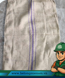 Bao bố đựng nông sản Loại 1 (Bao bố sọc tím) 110 x 70cm