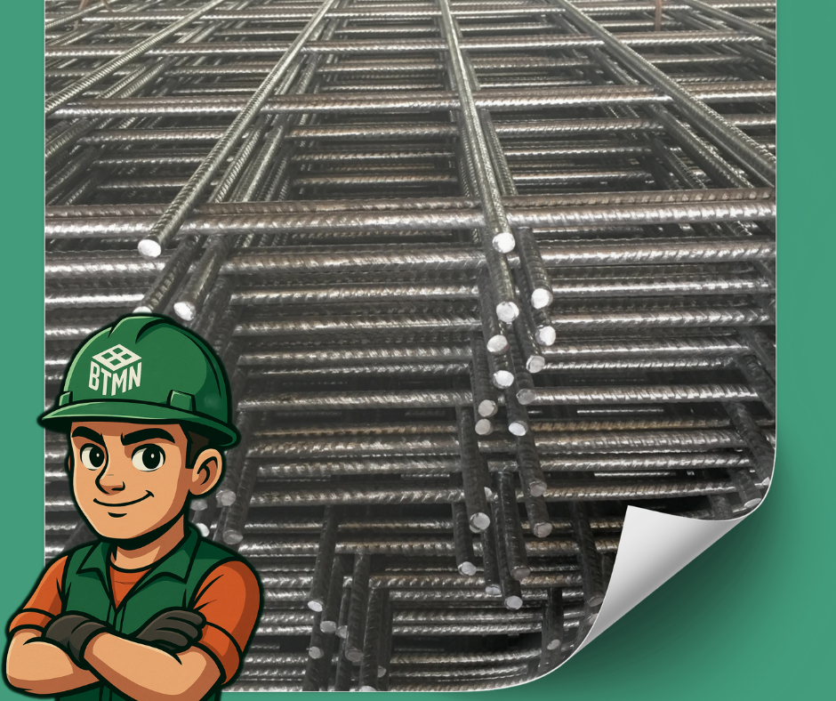Thép lưới hàn D8 sử dụng trong thi công sàn bê tông