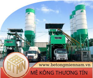 Trạm bê tông  Mê Kông Thương Tín Bạc Liêu