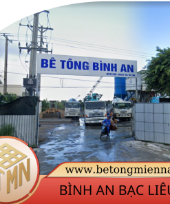 Trạm trộn bê tông Bình An Bạc Liêu