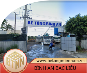 Trạm trộn bê tông Bình An Bạc Liêu