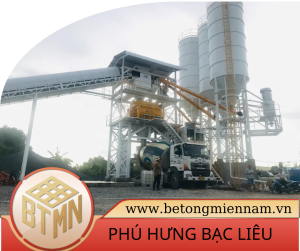 Trạm trộn Bê Tông Phú Hưng Bạc Liêu