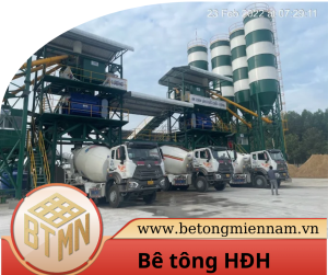 Trạm trộn bê tông HĐH